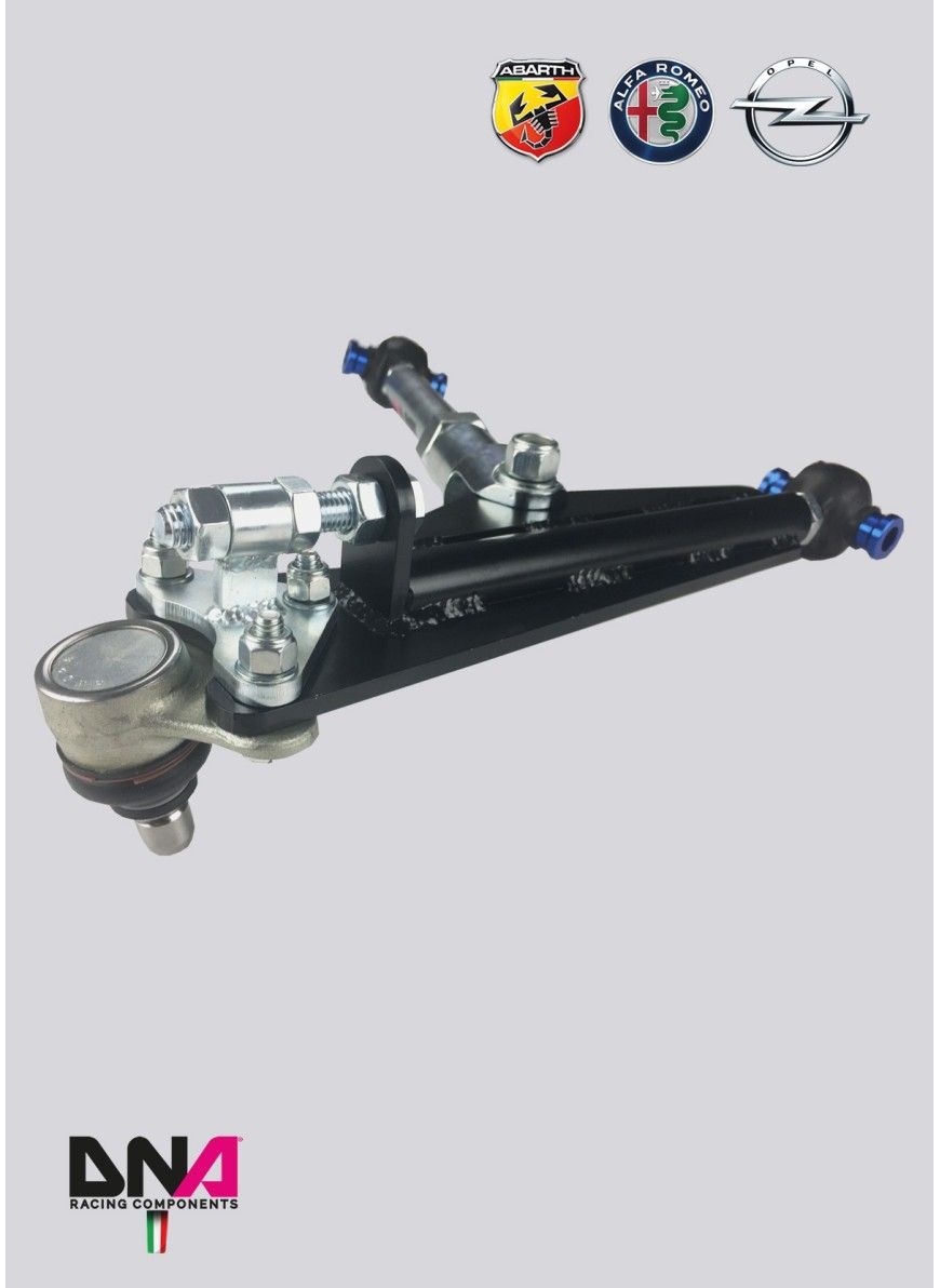 Abarth Grande Punto Front Adjustable Suspension Arms Kit - DNA RACING - Abarth Tuning