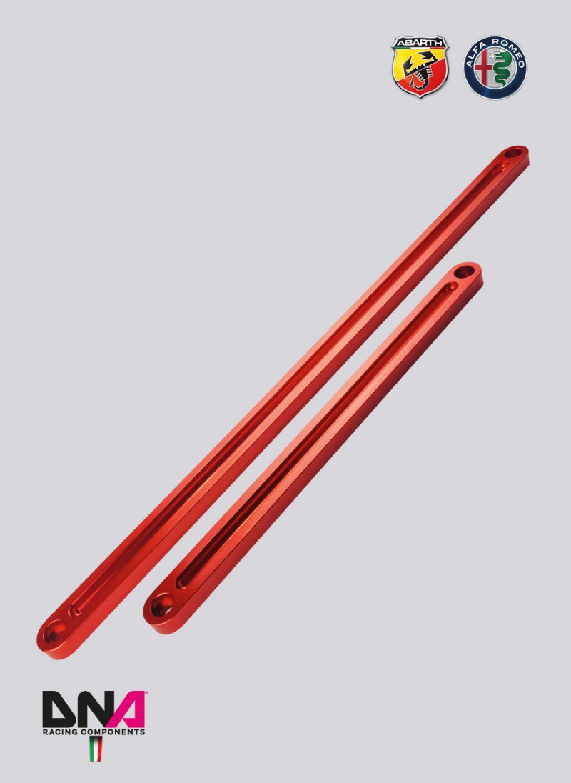 Abarth Punto Front Suspension Subframe Double Tie Rods Kit - DNA RACING - Abarth Tuning