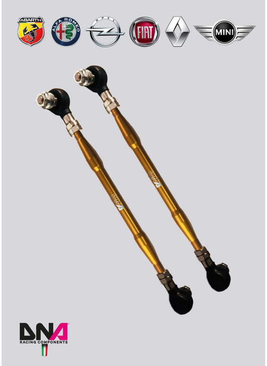Abarth 500 / 595 / 695, ABARTH GRANDE PUNTO, ALFA MITO FRONT SWAY BAR TIE RODS ON UNIBALL - DNA RACING - Abarth Tuning
