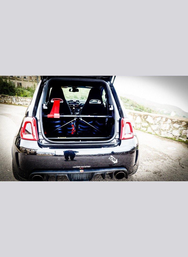 ABARTH 500/595/695 REAR STRUT BAR WITH TIE RODS KIT - DNA RACING - Abarth Tuning
