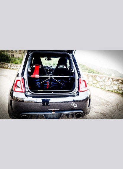 Abarth 500 / 595 / 695 REAR STRUT BAR WITH TIE RODS KIT - DNA RACING - Abarth Tuning