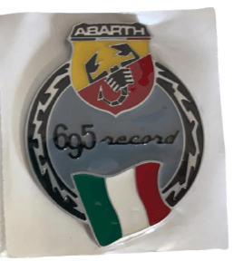 Genuine Abarth '695 Record' Badge - 500 Abarth - Abarth Tuning