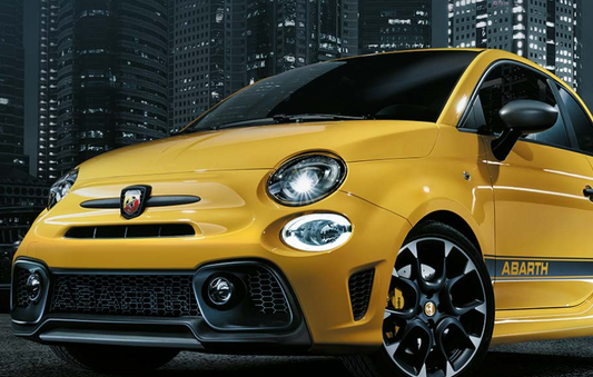 Genuine Abarth Mirror Covers, Graphite - 500 Abarth Competizione - Abarth Tuning