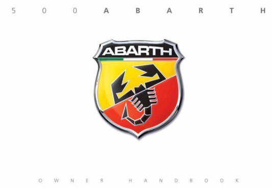 Genuine Abarth Owners HandBook - 500 Abarth - Abarth Tuning