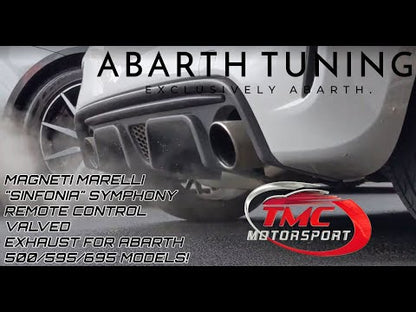 Escape trasero de gato Magneti Marelli Sinfonia X Ragazzon personalizado para Abarth 500/595/695