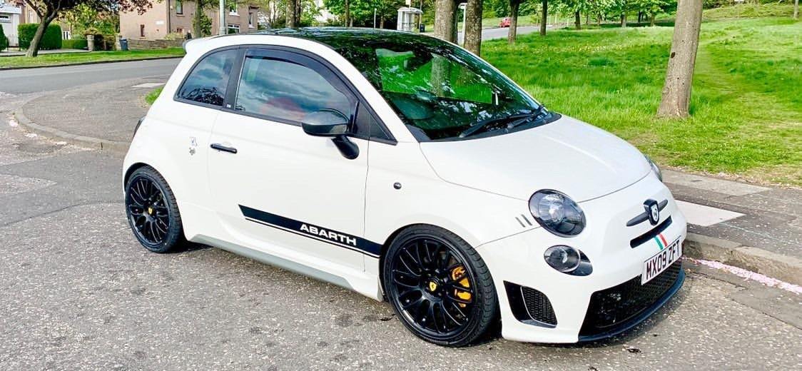Abarth 500 / 595 / 695 Side Skirt Decals - Essential Squeegee Included - Abarth Tuning