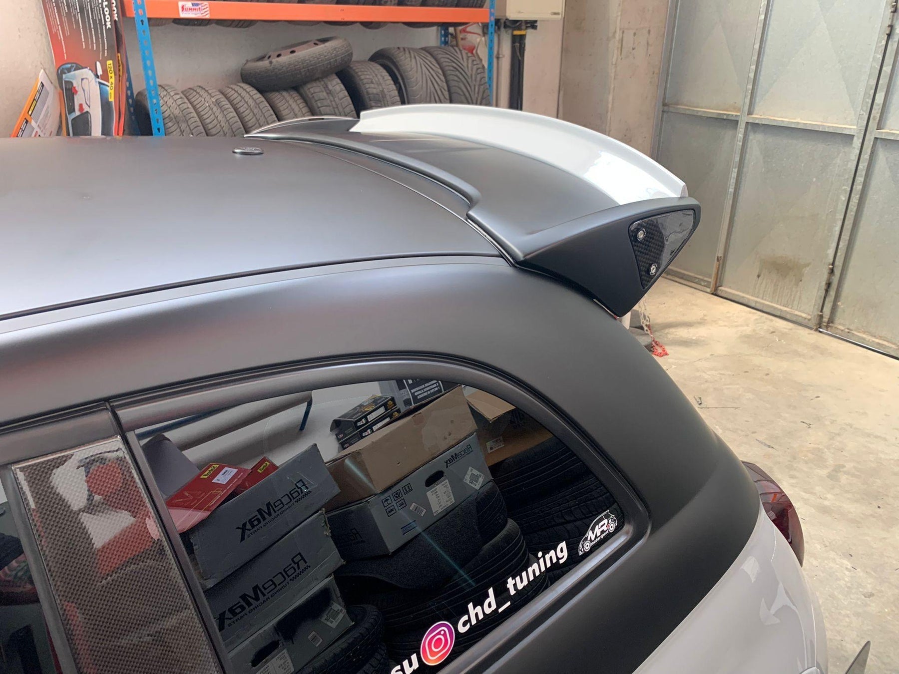 CHD TUNING ADJUSTABLE REAR WING FOR Abarth 500 / 595 / 695 - Abarth Tuning