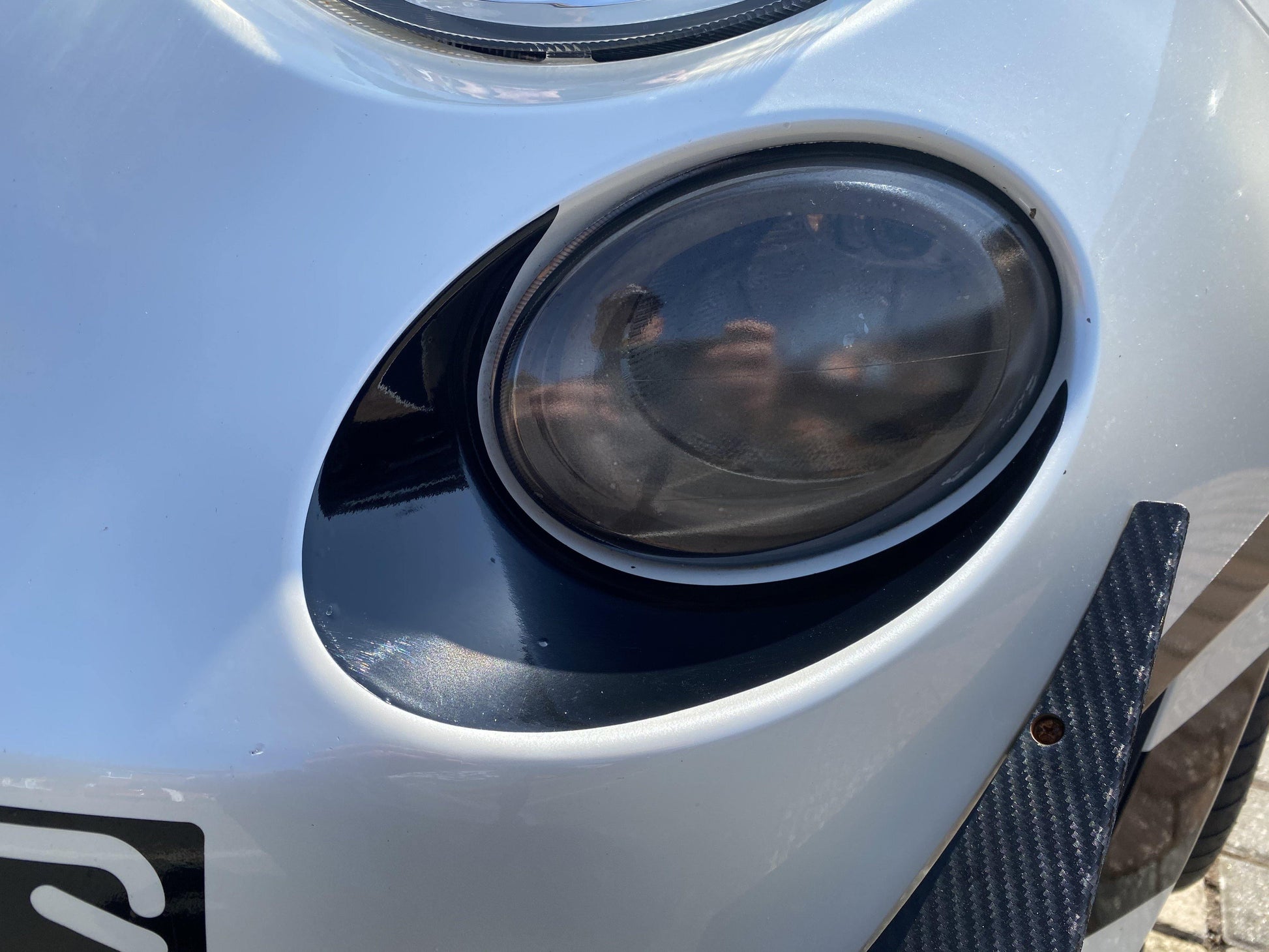 Headlight And Drl Inlays for Abarth 500 Series 3 Only - Abarth Tuning