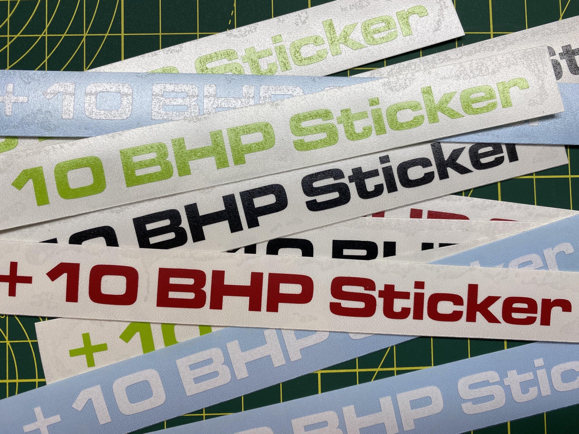 10 BHP sticker (Exterior) - Abarth Tuning