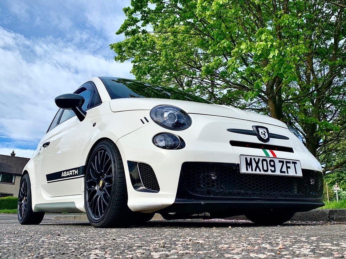 Abarth 500 / 595 / 695 Side Skirt Decals - Essential Squeegee Included - Abarth Tuning