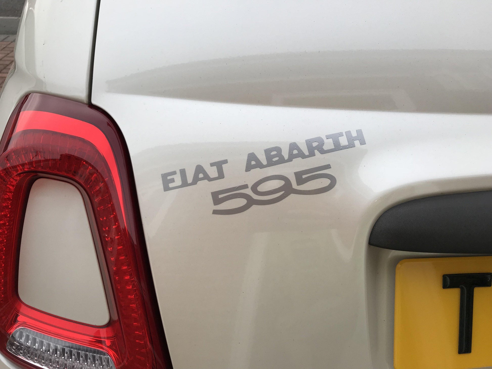 Abarth Anniversary Edition style Fiat Abarth 595 decal - Abarth Tuning