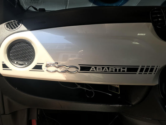 Dash Mini Abarth Stripe, Series 4 595 Style - Abarth Tuning
