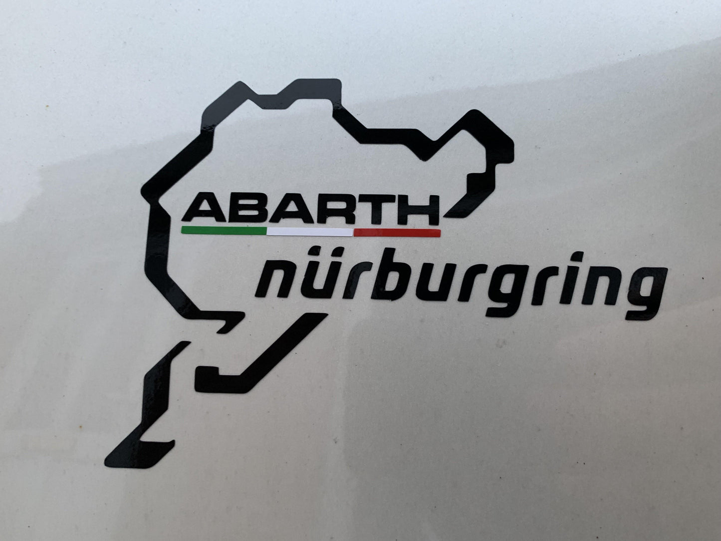 Abarth Nurburgring decal outside version. - Abarth Tuning
