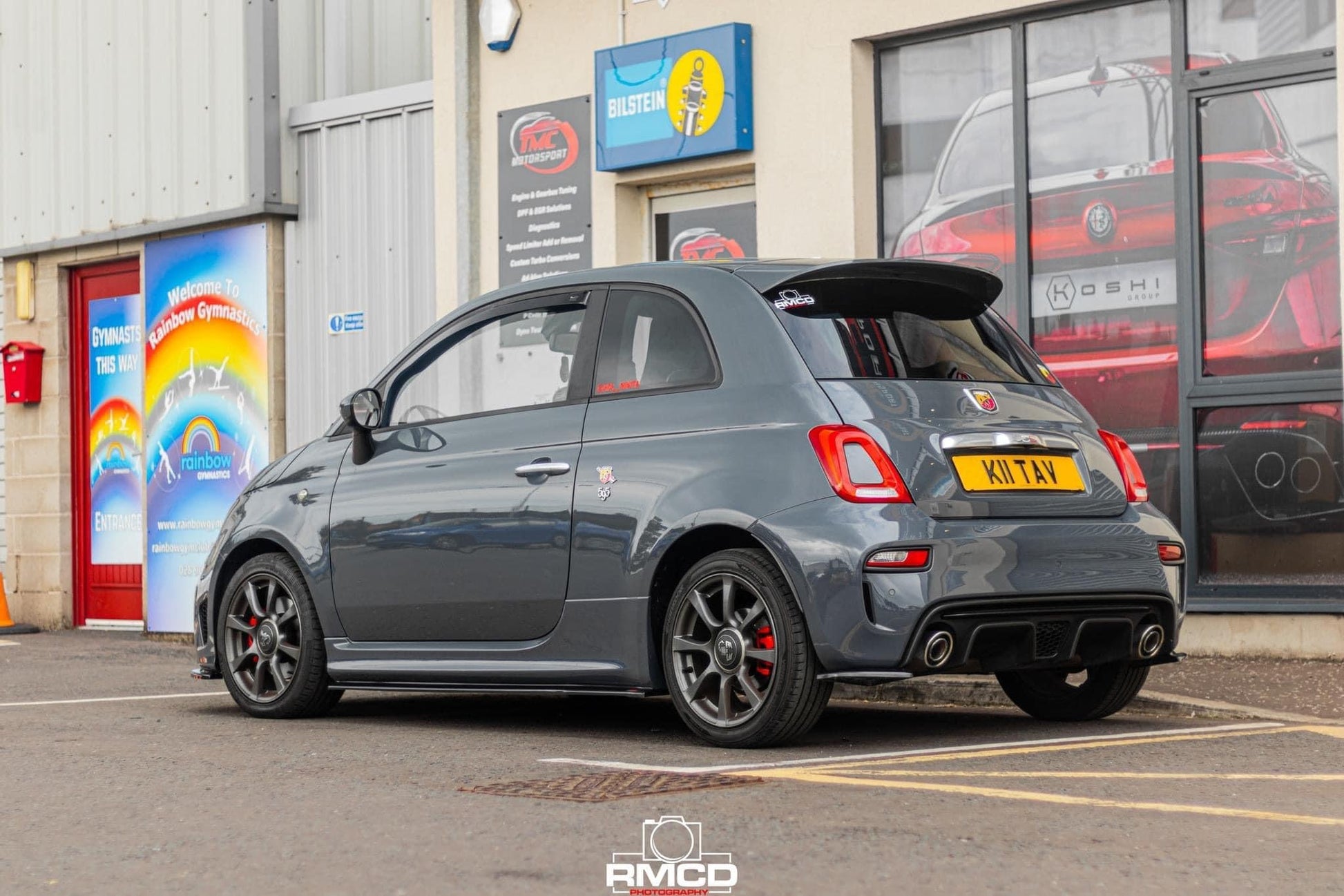 Abarth 595 Series 4 Rear Spats - Triple R Composites - Abarth Tuning