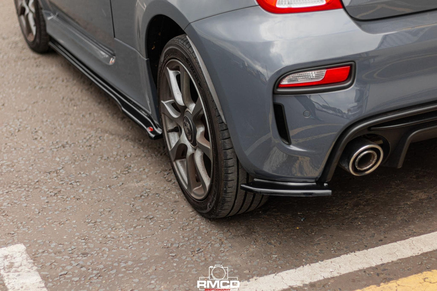 Abarth 595 Series 4 Rear Spats - Triple R Composites - Abarth Tuning