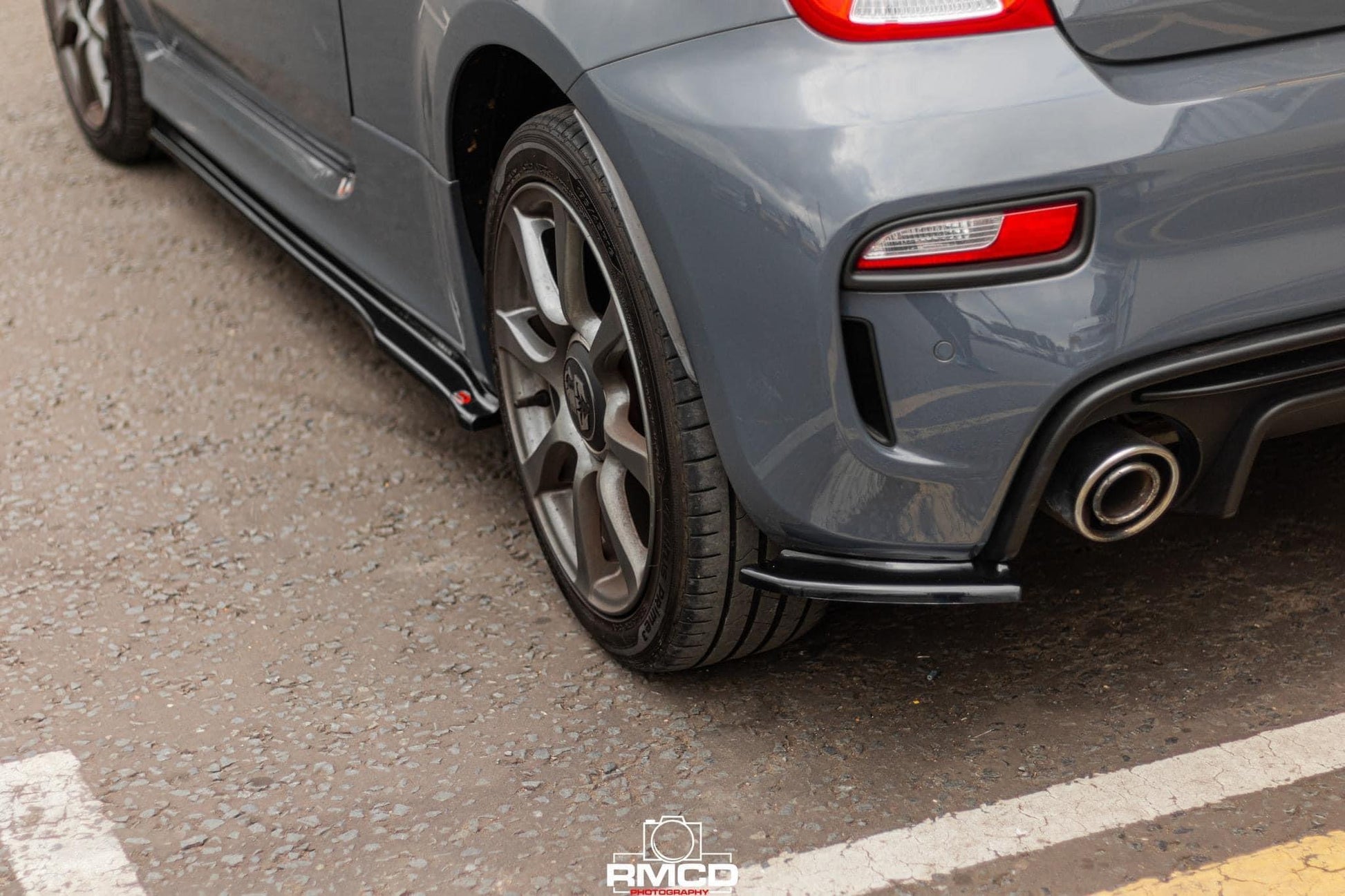 Abarth 595 Series 4 Rear Spats - Triple R Composites - Abarth Tuning