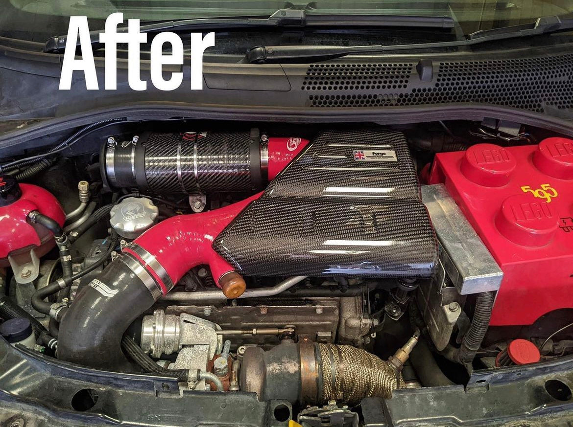 Abarth 500 / 595 / 695 Replica Biposto Intake TMC Motorsport Silicone Hose (Use with BMC OTA) - Abarth Tuning