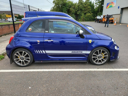 Abarth 595 Series 4 TMC Motorsport Side Skirt Splitters