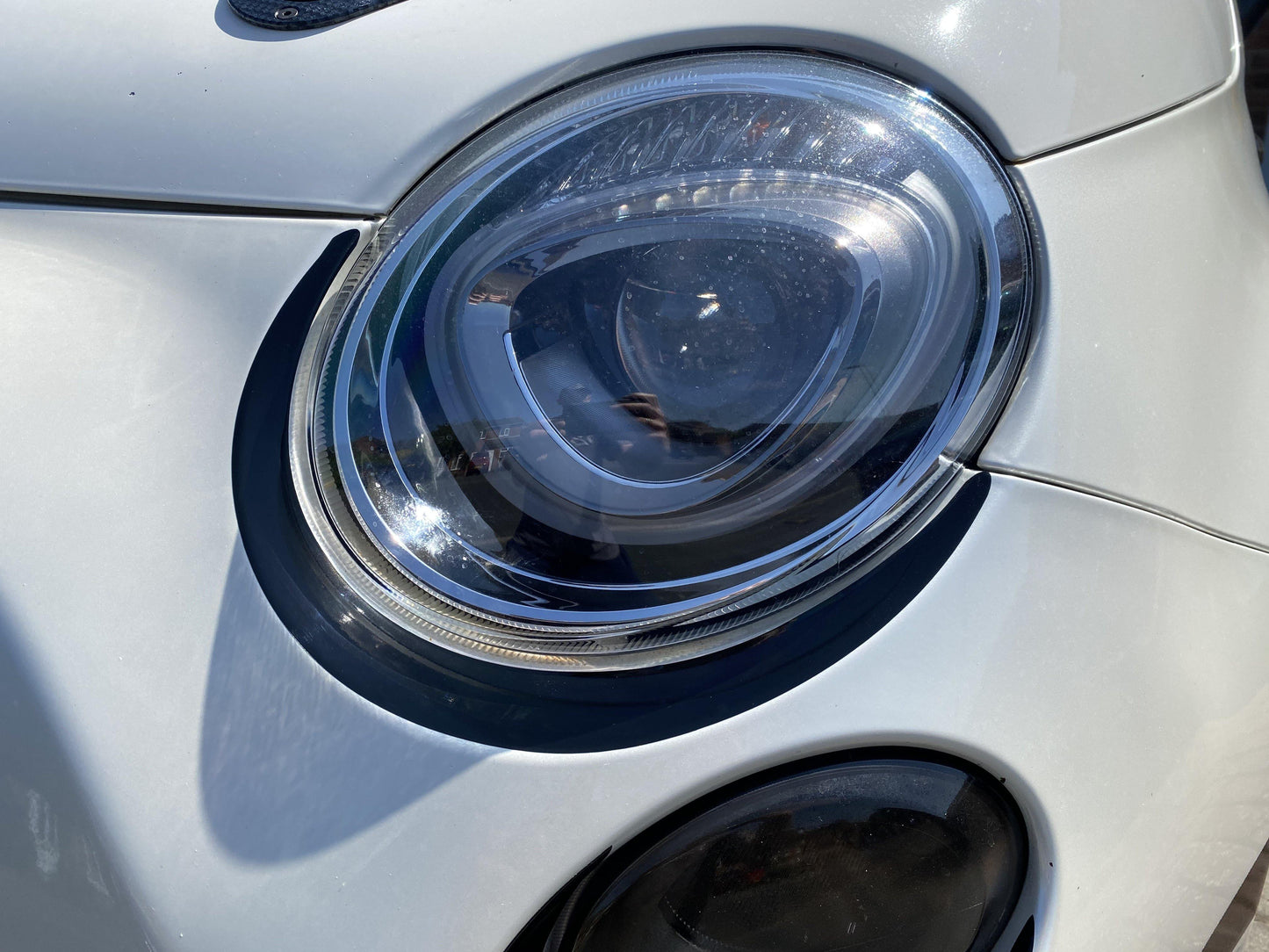 Headlight And Drl Inlays for Abarth 500 Series 3 Only - Abarth Tuning