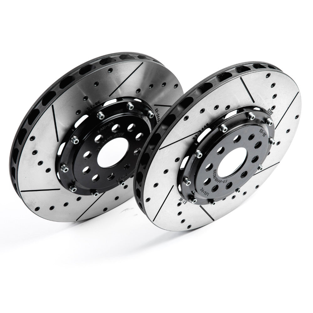 Abarth 500 / 595 / 695 Brembo Calliper Bespoke 2-piece Front Brake Discs - TAROX - Abarth Tuning