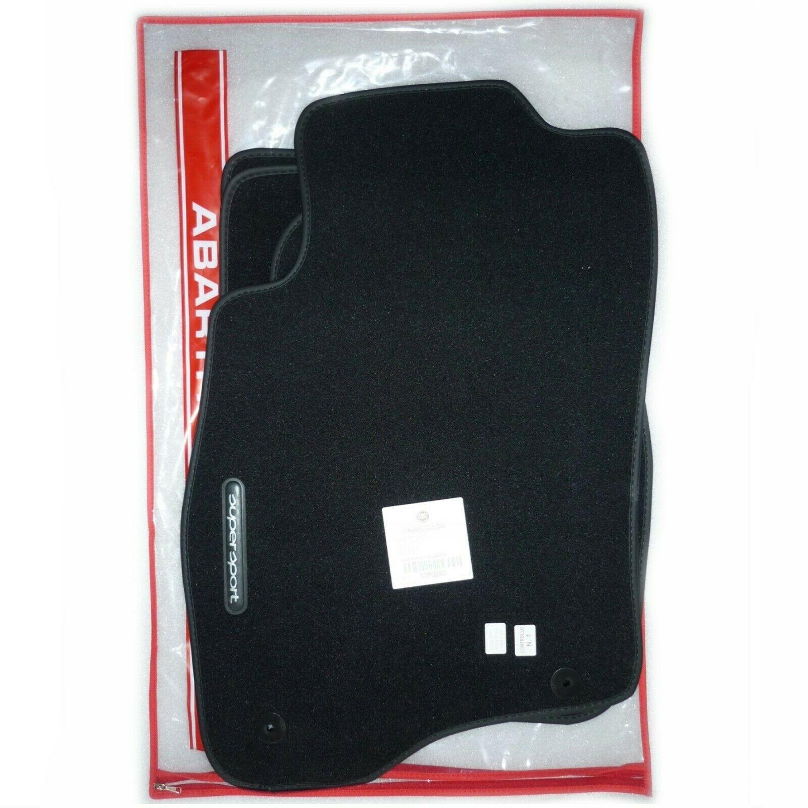 Genuine Abarth Carpet Mat Set - Abarth Punto Supersport - Left Hand Drive - Abarth Tuning