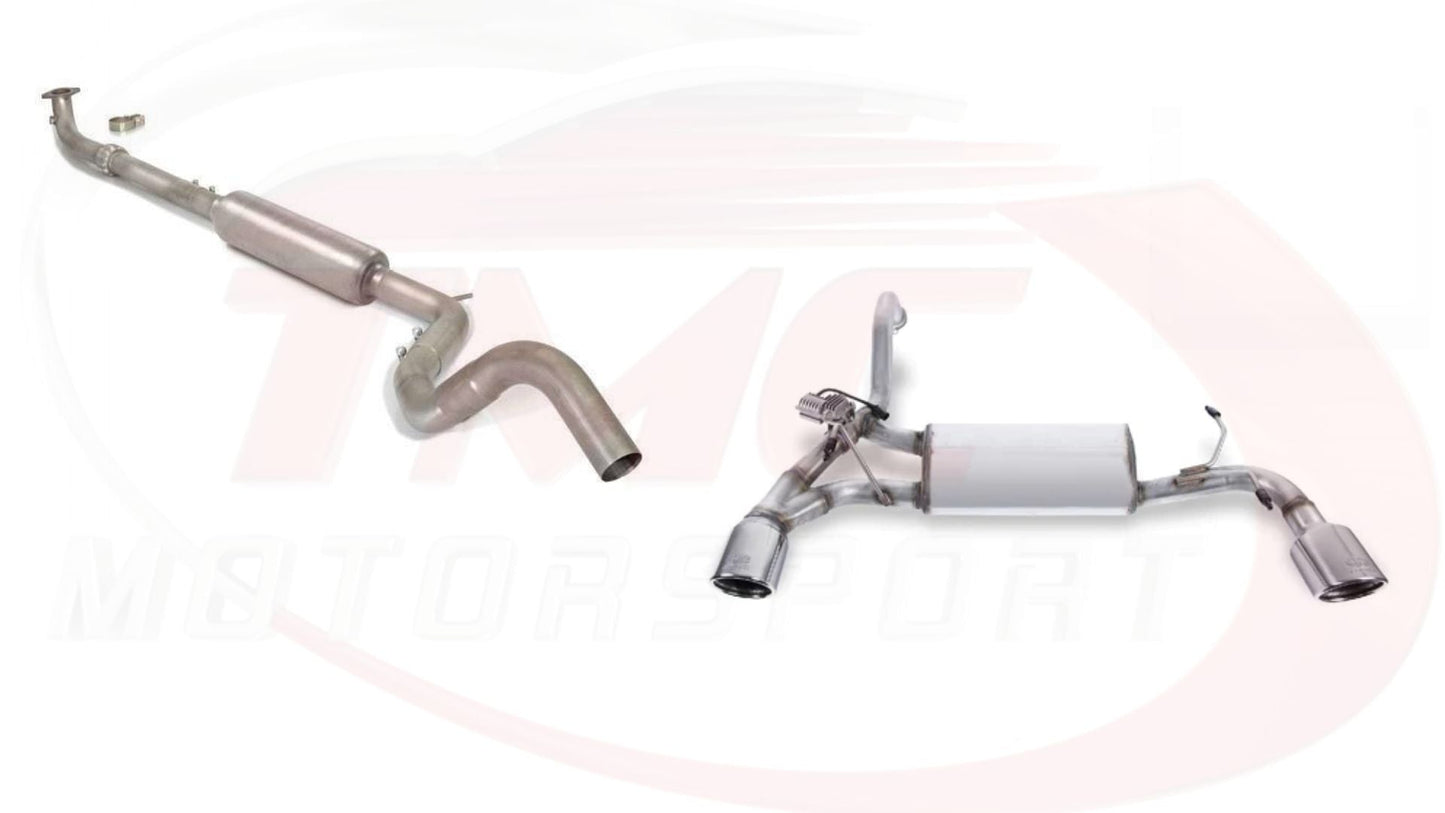 Custom Magneti Marelli Sinfonia X Ragazzon Cat Back Exhaust for Abarth 500/595/695